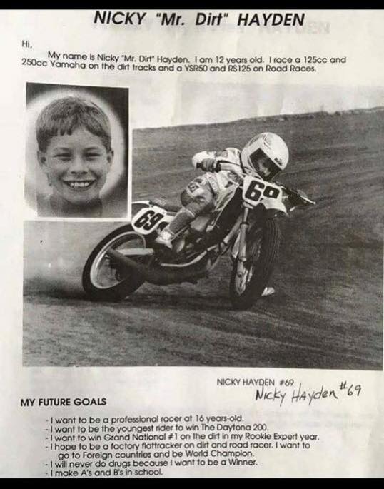 Nicky 'Mr. Dirt' Hayden Nicky 'Mr. Dirt' Hayden