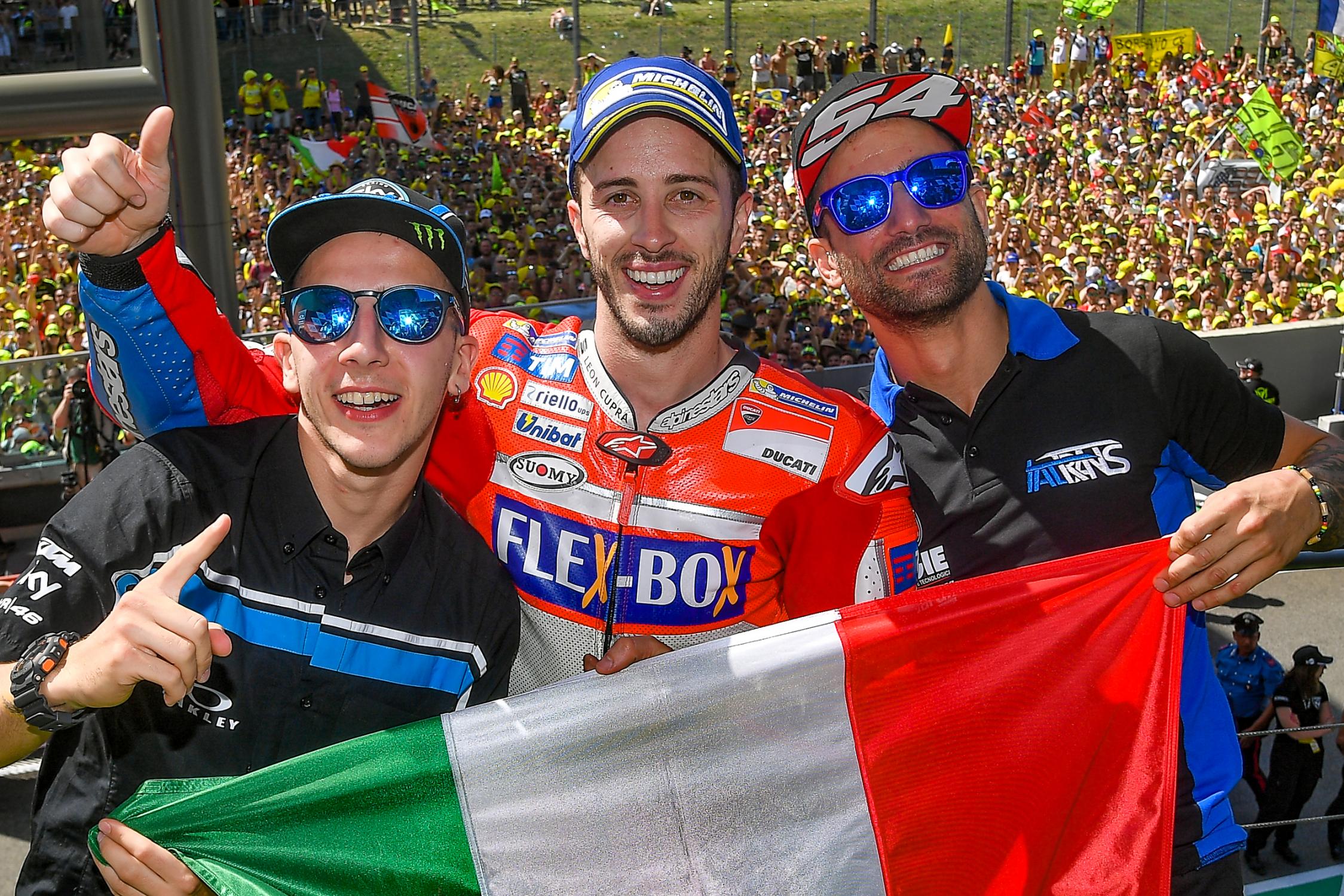 Migno, Pasini και Dovizioso κερδίζουν στην Ιταλία Migno, Pasini και Dovizioso κερδίζουν στην Ιταλία