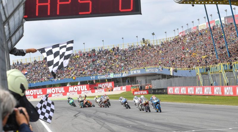 Moto3 Assen Race Finish