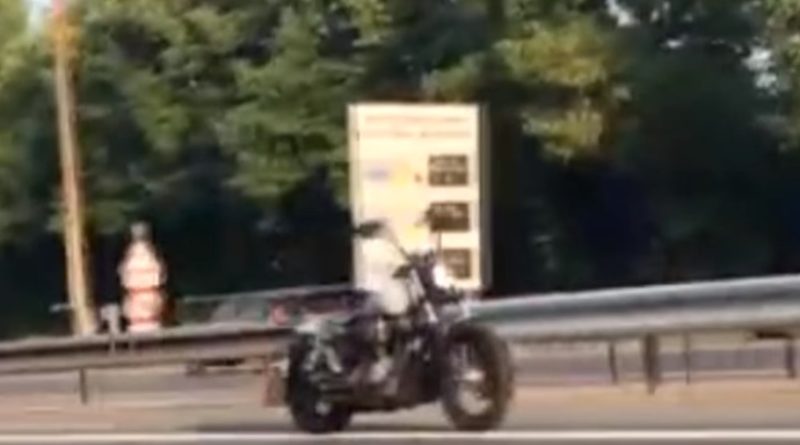 Riderless motorcycle video - BT