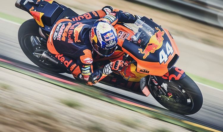 Miguel Oliveira tries KTM RC16 MotoGP Bike
