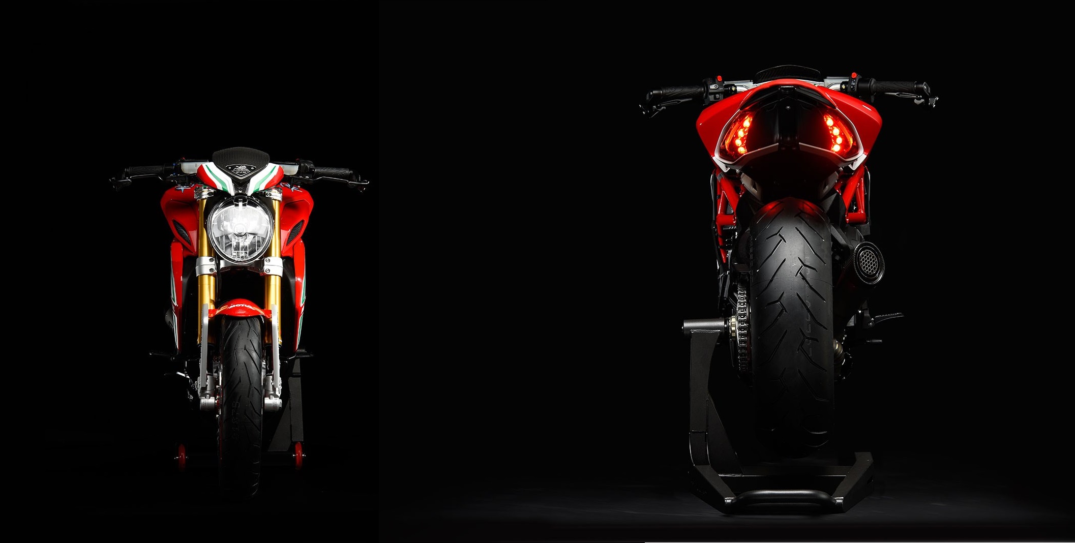 MV Agusta Dragster RC 2018 Front and rear MV Agusta Dragster RC 2018 Front and rear