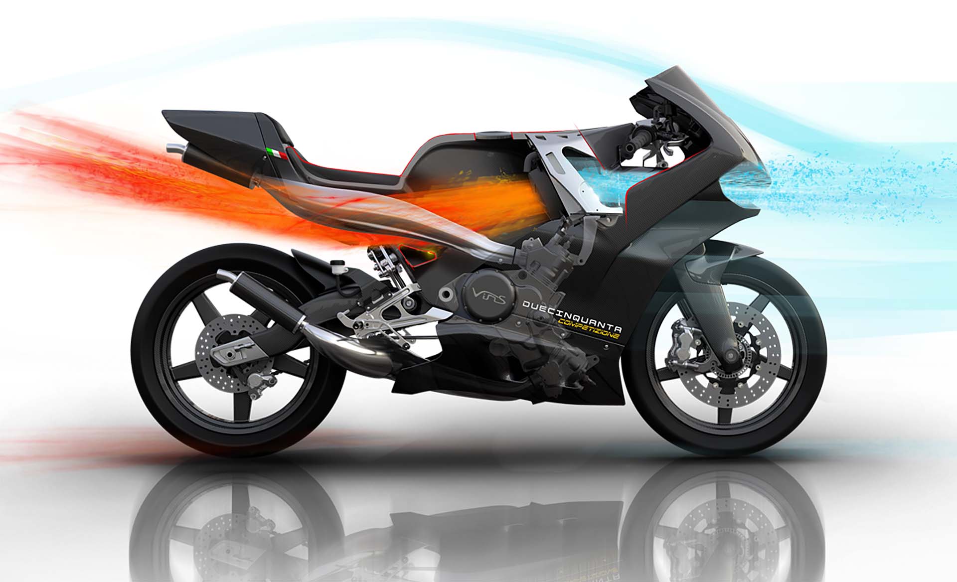 Vins Duecinquanta EICMA 2017 Air Flow Vins Duecinquanta EICMA 2017 Air Flow